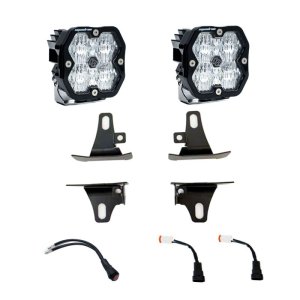 Ford F-150 Fog Light Pocket Kit - Baja Designs - Squadron Sport 2.0 - Clear - `15-`20